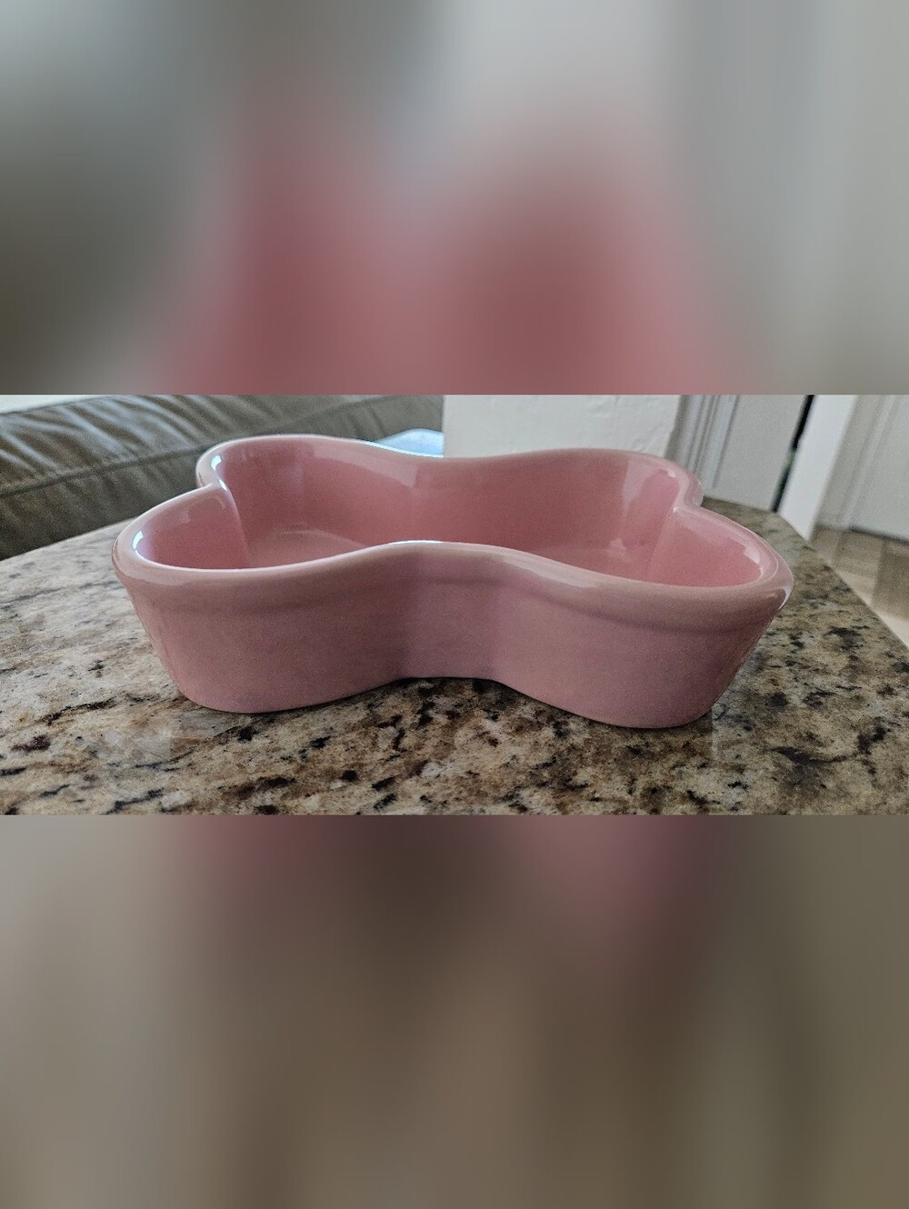 Pink Ceramic Dog Bowl Bundle: Top Paw & Blue Harbor Collection - Picture 5 of 9